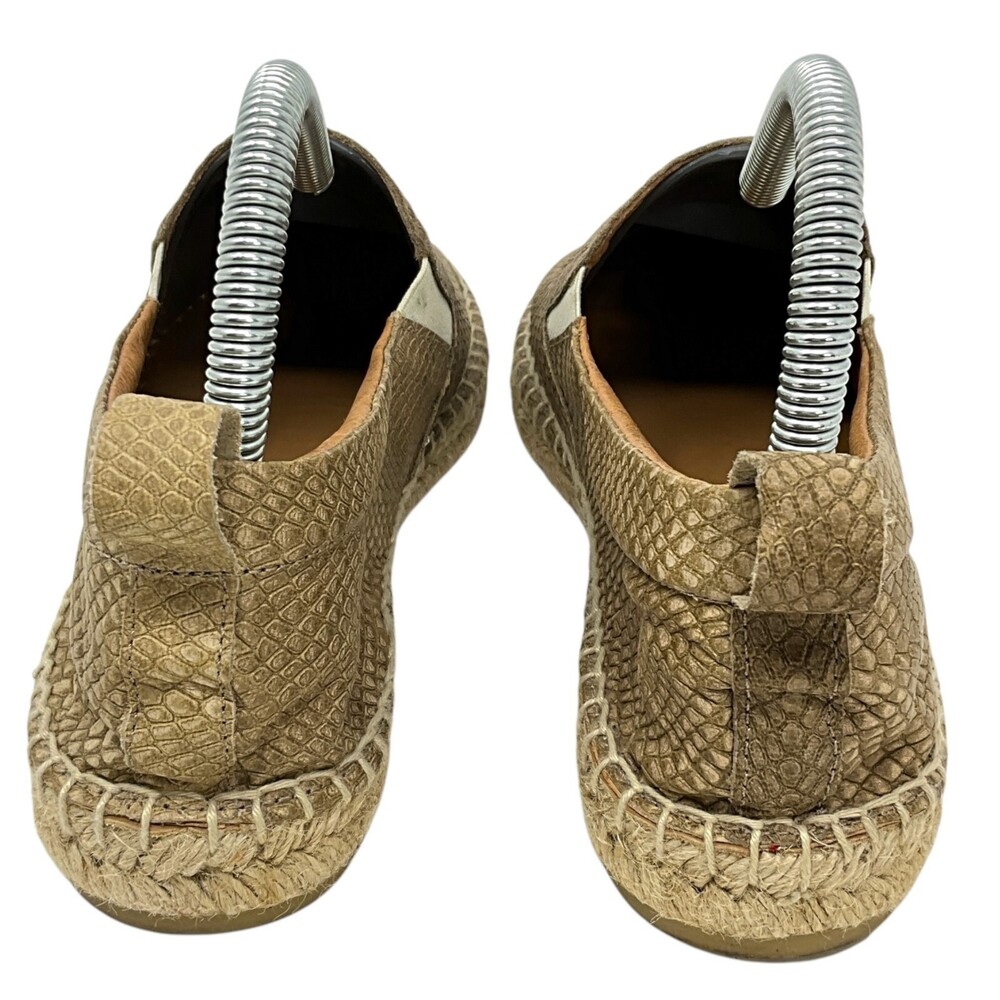 Maypol Espadrille Flats US Size 8 EUR 38 Tan Slip On Shoes Casual Made in Spain - Picture 5 of 10